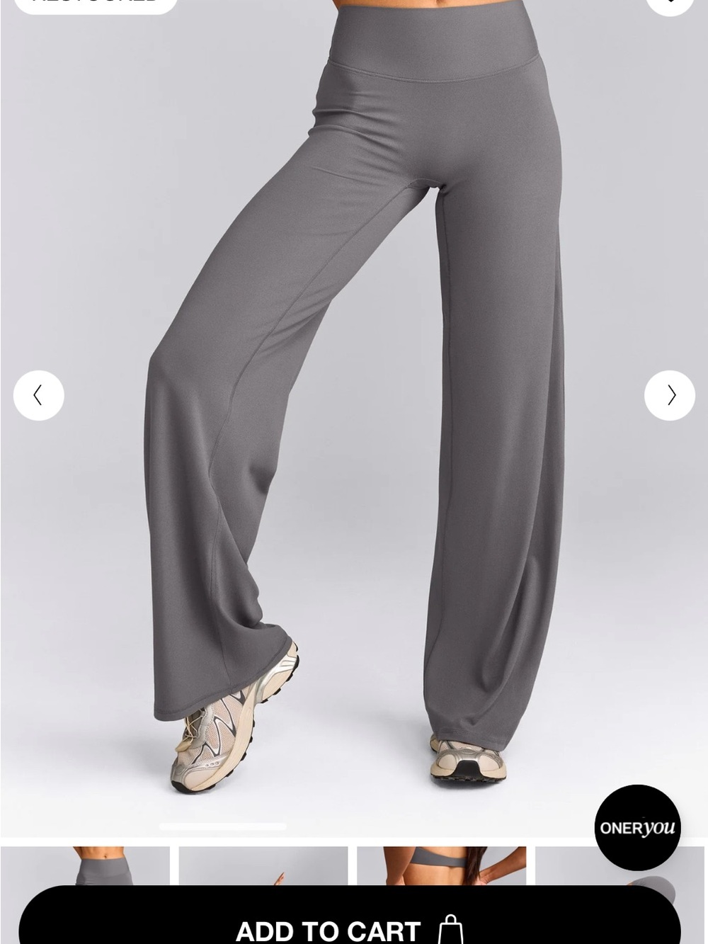 NEW Oner Active SoftMotion straight leg pants — ash gray size small